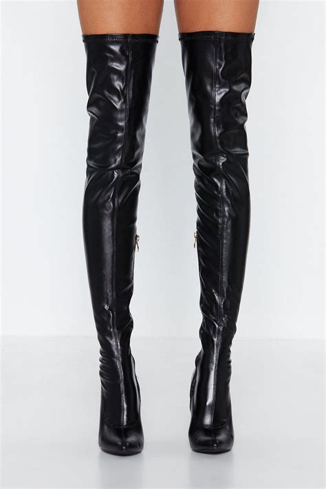 Cat Woman Forever Thigh High Boot Shop Clothes At Nasty Gal Leather