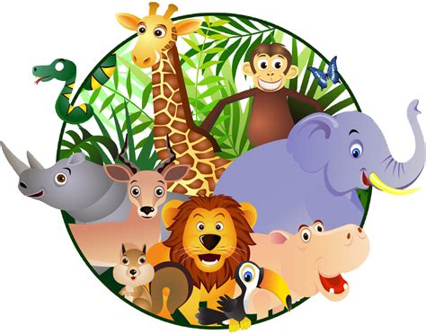 Download Safari Baby Animals Png Transparent Cartoon Netclipart