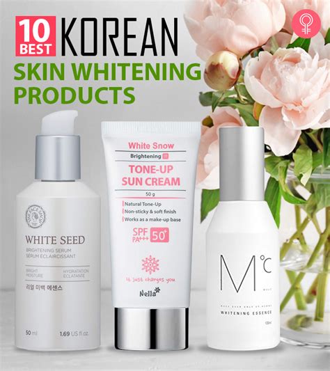 11 Best Korean Skin Whitening Products In 2022 Stylecraze