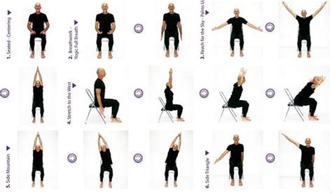Armchair exercises for the elderly. Pin on Silver sneakers
