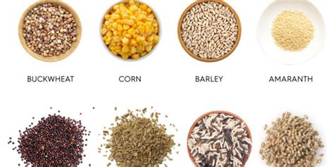 Different Types Of Grains List