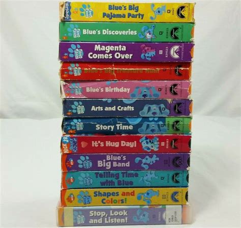 blue s clues vhs collection blues clues clue vhs my xxx hot girl