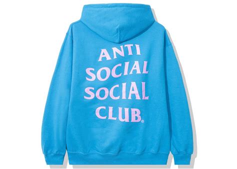 Anti Social Social Club Samsies Hoodie Blue Ss20