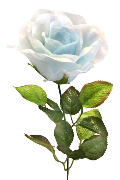 Light Blue Single Silk Rose