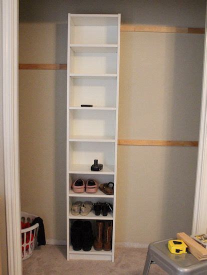 One, it prevents creases, and two, it gives you more real estate on. How to build your own closet built-ins using a Billy ...