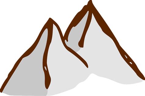 Brown Mountain Clip Art