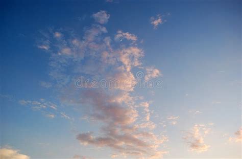 Pink Clouds Stock Photo Image Of Wide Pink Fluffy Clouds 9933912