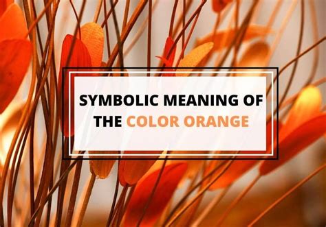 Symbolic Meaning Of The Color Orange Symbol Sage