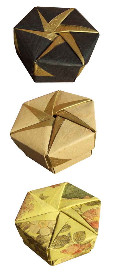 Origami Maniacs Tomoko Fuse´s Origami Hexagonal Box By Tomoko Fuse