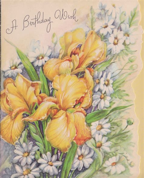 The Estate Sale Chronicles Vintage Greeting Cards With Floral Designs