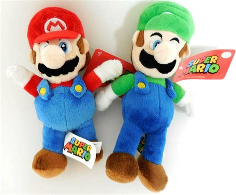 Nintendo Mario And Luigi 2 Plush Large Doll Set Original Version Tv