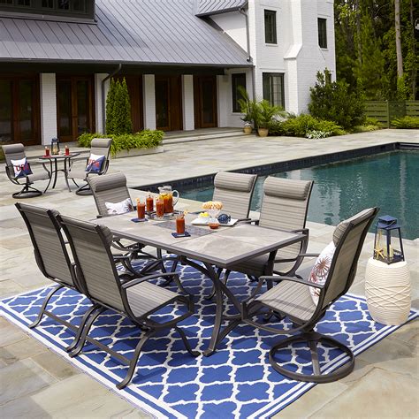 Sutton Rowe Fillmore 7 Pc Sling Outdoor Dining Set