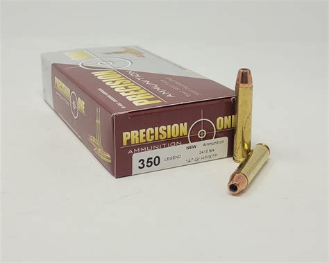 Precision One 350 Legend Ammunition Pone1059 147 Grain Hollow Point Xtp
