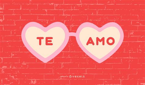 I Love You Spanish Quote Design Vector Download