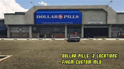 Dollar Pills Pharmacy 2 Locations Fivem Custom Mlo Gta 5 Youtube