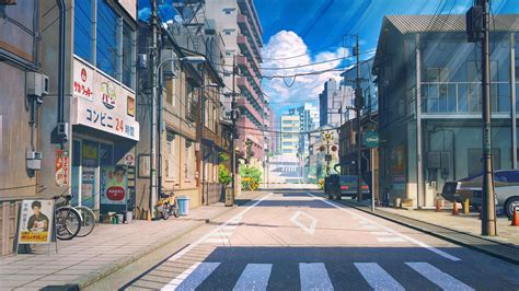 Anime City Japan 1920 X 1080 Hd Wallpapers
