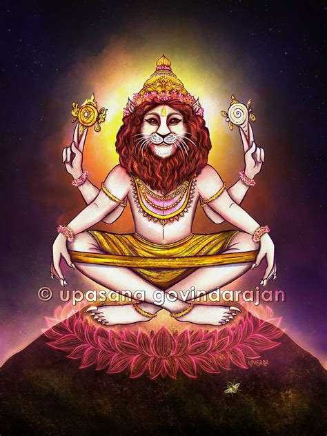 Sri Yoga Narasimha Upasana Govindarajan Art