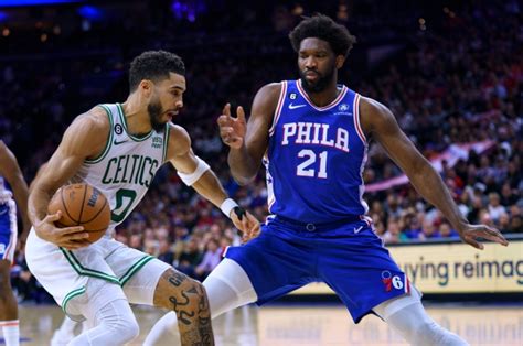 celtics can t overcome joel embiid s epic 52 point performance fall to 76ers