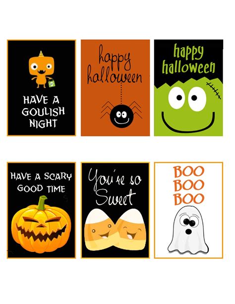 DIY Print halloween labels halloween treat tags halloween | Etsy