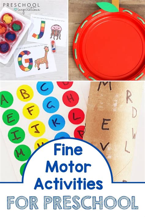 Fine Motor Activities For Preschoolers Preschool Inspirations