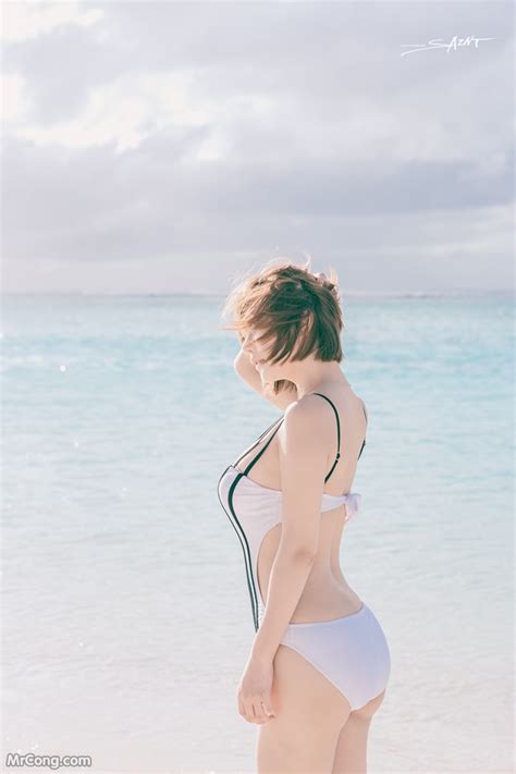 Ryu Ji Hye Hot Sexy Breeze With Bathing Suit Photos Hot