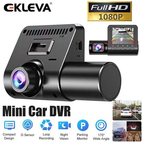 Ekleva Lens Car Ips Full Hd P Dash Cam Shopee Malaysia