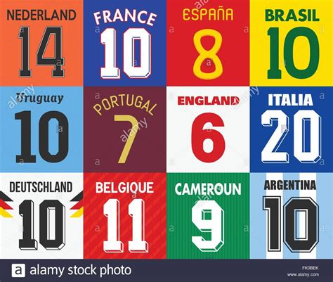 How Big Are Numbers On Soccer Jerseys