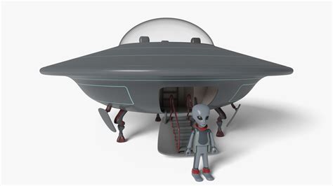Ufo Alien Toy 3d Model Turbosquid 1457411