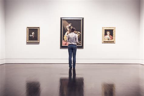 Free Images Person Creative Woman Alone Standing Museum Painting Creativity Design