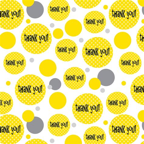 Premium T Wrap Wrapping Paper Roll Pattern Thank You Gratitude Ebay