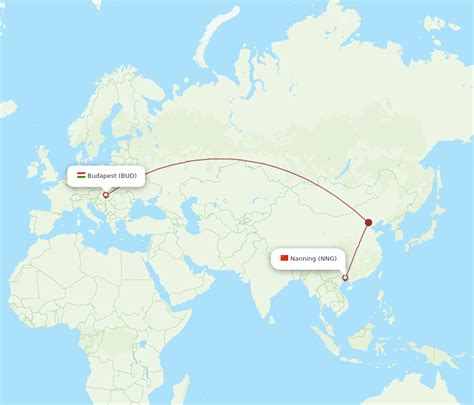 Flights From Budapest To Nanning Bud To Nng Flight Routes