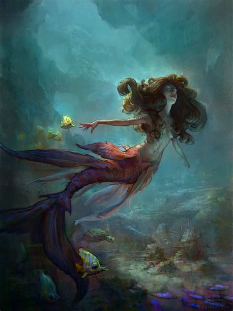 Mermaid Concept Art And Illustrations Concept Art World