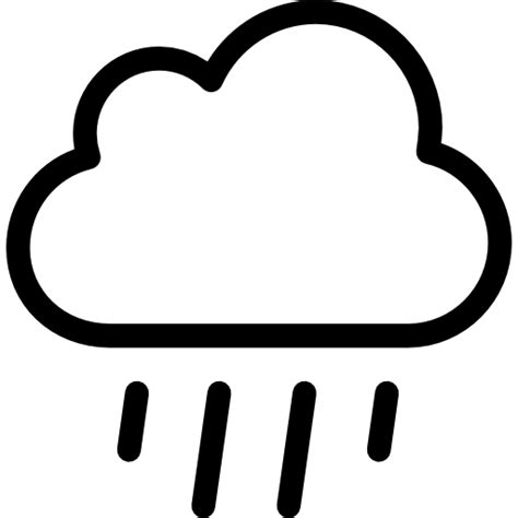Raindrops Weather Raining Atmosphere Rain Rainy Symbol Cloud