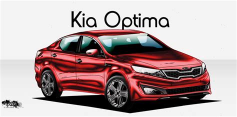 Drawing Color Kia Optima By Theartsoliver On Deviantart