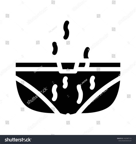 Underwear Smell Glyph Icon Vector Underwear Stock Vector (Royalty Free
