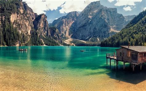 Descargar Fondos De Pantalla Italia El Verano El Lago Bryes Montañas