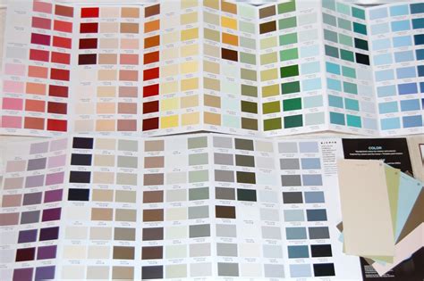 In a home improvement store, you're likely looking at the home depot offers a color app that pulls from multiple brands sold at home depot stores. martha stewart paint color chart 2019 | Paint color chart