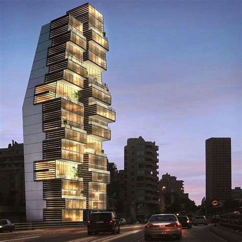 Beirut Residential Building By Accent Design Group In Lebanon Arc
