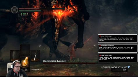 His eyes are gone, leaving him with sockets. Black Dragon Kalameet - Dark Souls Daughters of Ash Mod Stream Highlight - YouTube