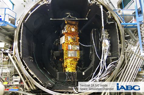Last Public Presentation Of The Sentinel 2a Satellite In Iabgs Space