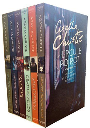 Agatha Christie Hercule Poirot Classic Mysteries Books Collection Box