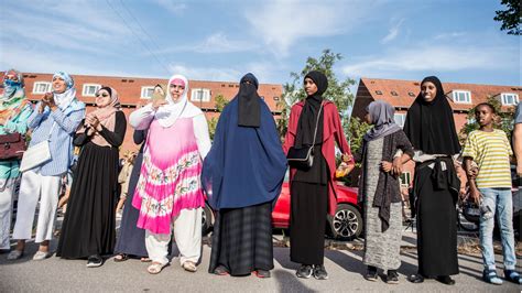 Denmark Full Face Veil Ban Met With Protests
