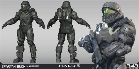 Artstation Halo 5 Buck Kyle Hefley Halo Spartan Armor Halo Armor
