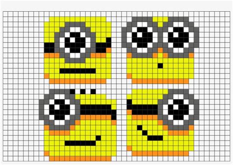 Download Pixel Art Minion Cute Transparent Png Download Seekpng