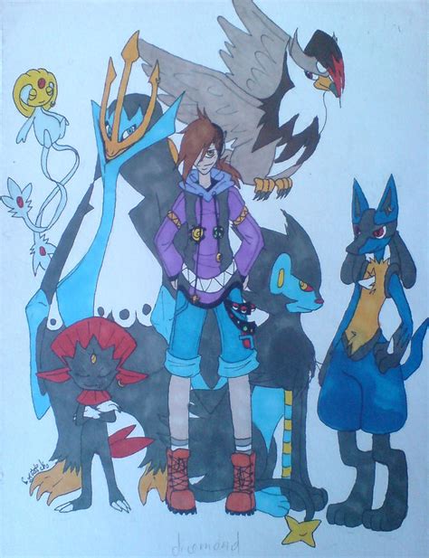 Pokemon Sinnoh Team By Franken Fish On Deviantart