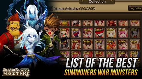 Best Summoners War Monsters Guide Updated List Swmasters