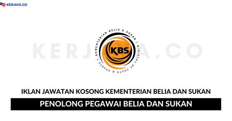 Terengganu sekiranya anda, seorang warganegara malaysia yang cukup syarat kelayakan dan berumur. Jawatan Kosong Terkini Kementerian Belia Dan Sukan (KBS ...