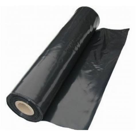 Damp Proof Membrane Black 1200g 300mu 4mx 25m Dpm Roll Visqueen
