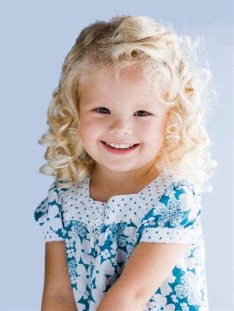 Short Haircuts For Little Girls With Curly Hair