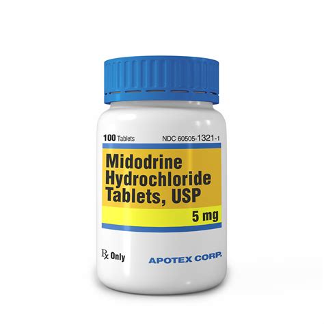 midodrina midodrine hydrochloride 5mg